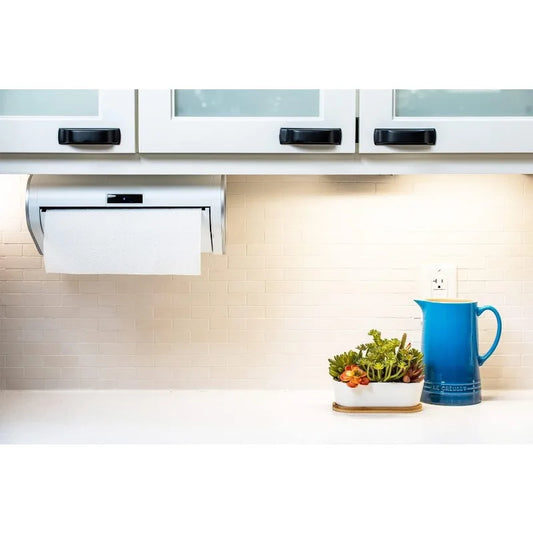 Automatic Paper Towel Dispenser. Touchless Technology. Works with Most Paper Towel Brands and Sizes. Dispenses The Numbe