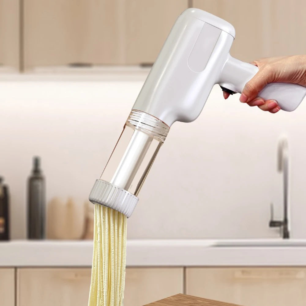 Wireless Pasta Noodle Maker 6 Molds Pasta Machine Portable USB Rechargeable 1800mAh Battery Utility Kitchen Gadget 제면기