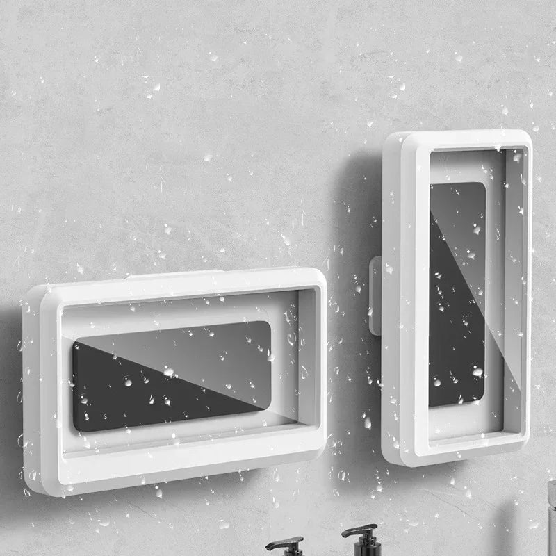 ftvae 360 Rotation Waterproof and Anti-fog Mobile Phone Case for Bathroom Shower Phone Holder Waterproof Can Be Touched Shower P