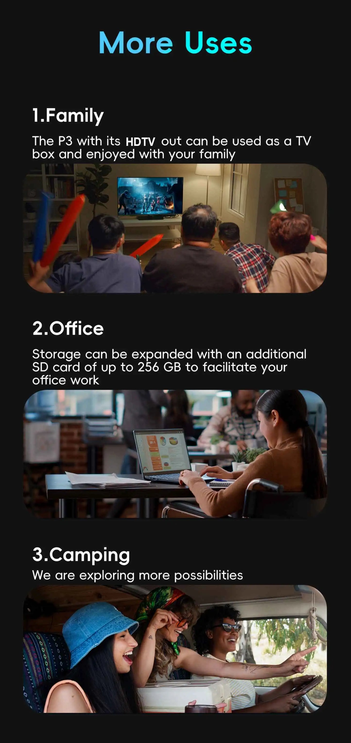 OTTOCAST P3 Android AI Box for Youtube Netflix Wireless CarPlay Android Auto TV Box for HDMI Out Car Accessories Gift for Men