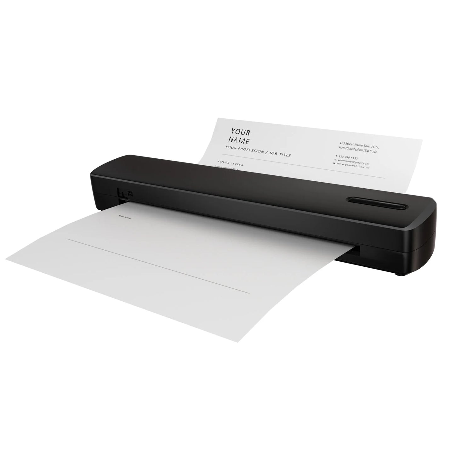 Portable Printer Wireless Inkless Thermal A4 C80 300DPI US-letter Mobile Printer Support Android iOS for Travel Work Home