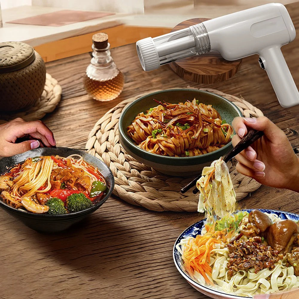 Wireless  Pasta Noodle Maker 6 Molds Pasta Machine Portable USB Rechargeable 1800mAh Battery Utility Kitchen Gadget 제면기
