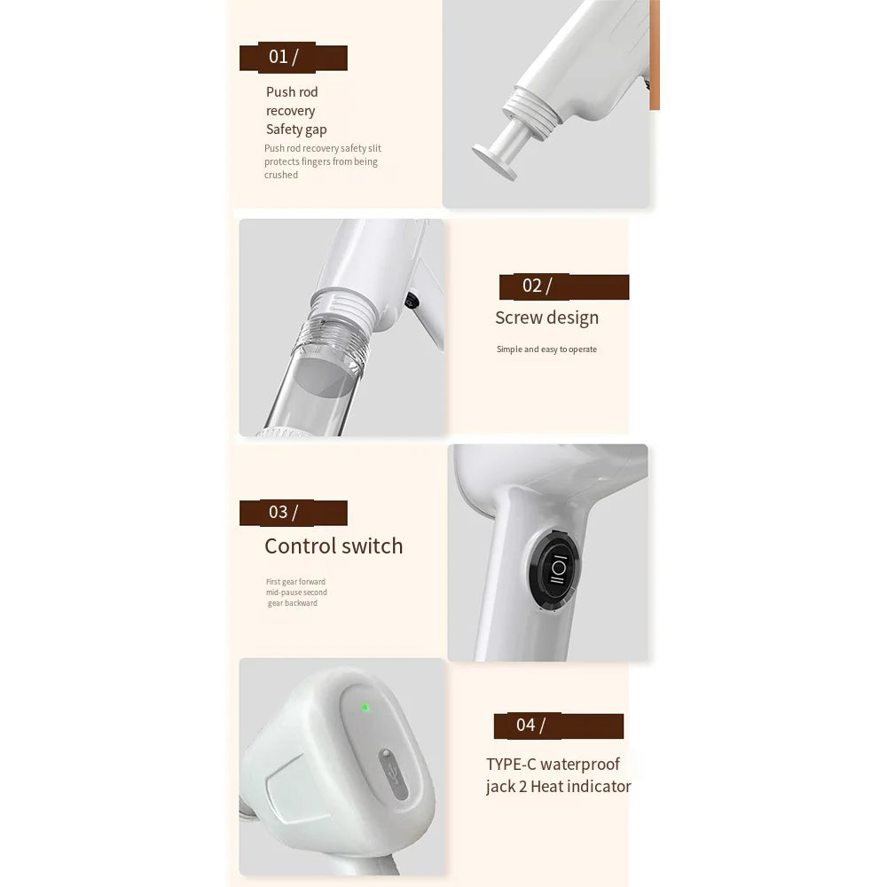 Wireless  Pasta Noodle Maker 6 Molds Pasta Machine Portable USB Rechargeable 1800mAh Battery Utility Kitchen Gadget 제면기
