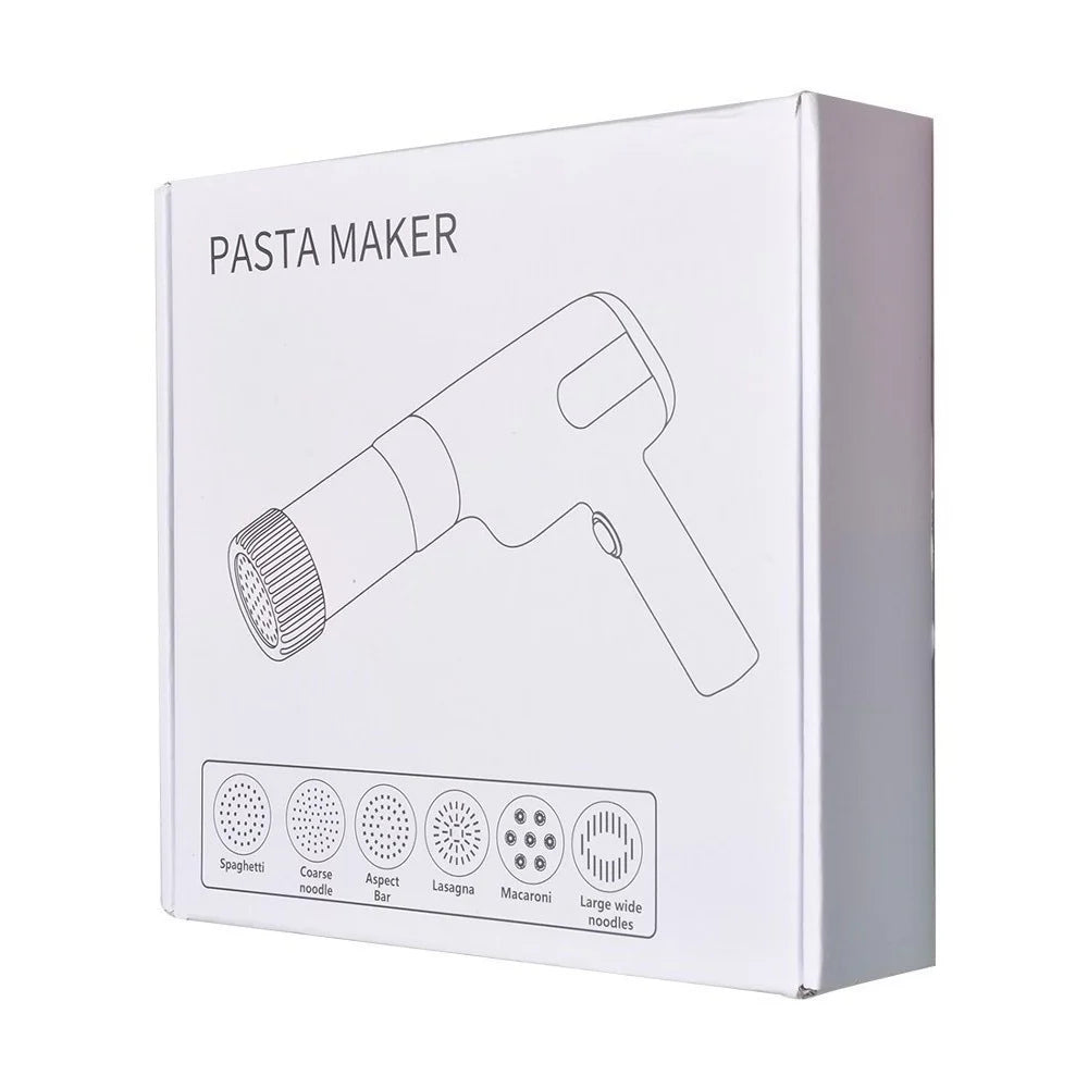Wireless  Pasta Noodle Maker 6 Molds Pasta Machine Portable USB Rechargeable 1800mAh Battery Utility Kitchen Gadget 제면기