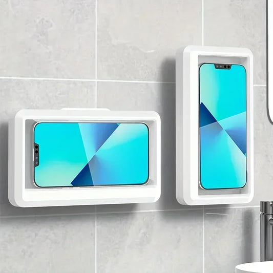 ftvae 360 Rotation Waterproof and Anti-fog Mobile Phone Case for Bathroom Shower Phone Holder Waterproof Can Be Touched Shower P