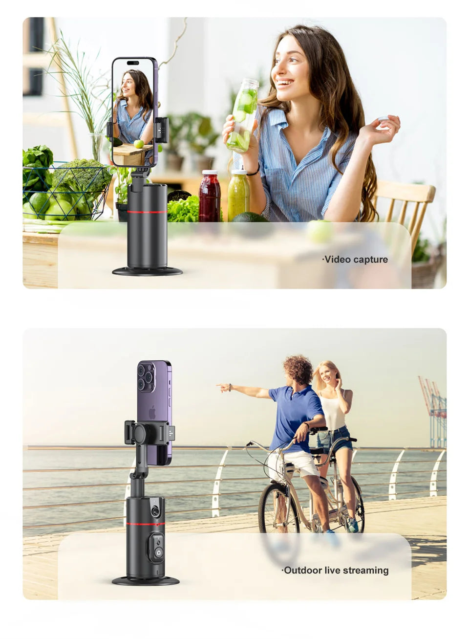 2025 NEW Gimbal Stabilizer Selfie Stick Foldable Wireless Tripod with Bluetooth Shutter Monopod for iPhone Android smartphone